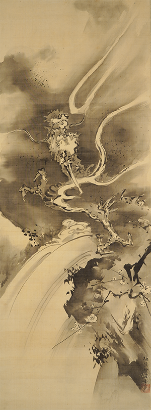 狩野梅春貞信（梅渓賢直）_龍梅図