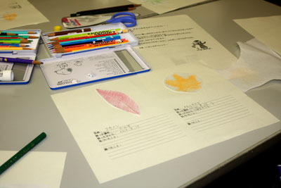 完成作品、クチナシとイロハカエデ