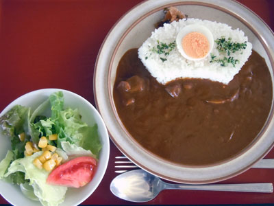 軍扇カレー試作品